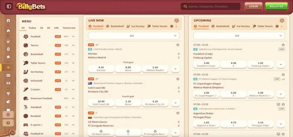 BillyBets Screenshot 2